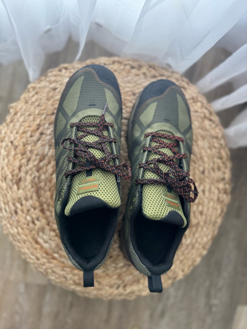 Merrell Men's Green Speed Eco Hiking Shoes Sz 14 - Picture 2 of 5